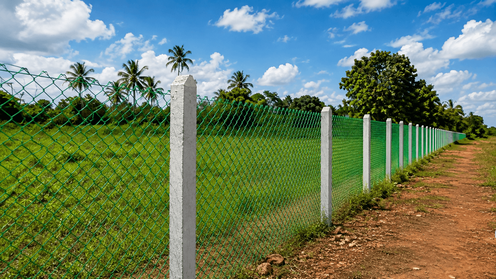 PVC Chain Link Fencing