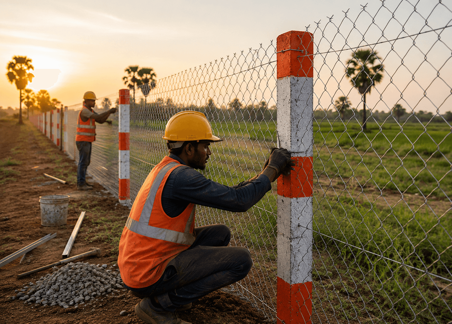 RCC Cement Pole & RCC Cement Post Contractors in Chennai