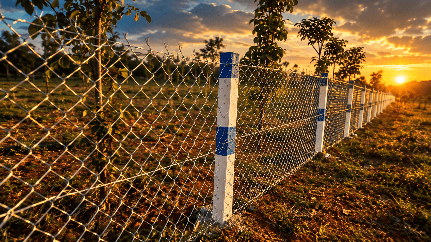 RCC Cement Post Fencing in Krishnagiri