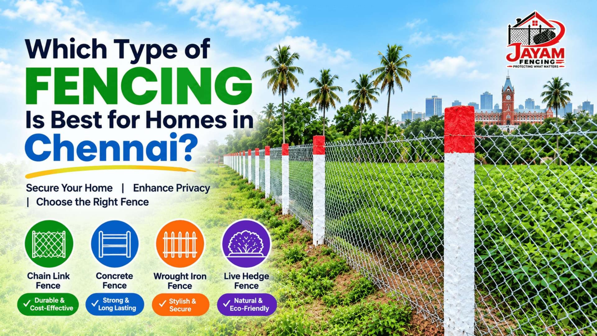 Best fencing for homes in Chennai – Complete Guide for Smart Homeowners