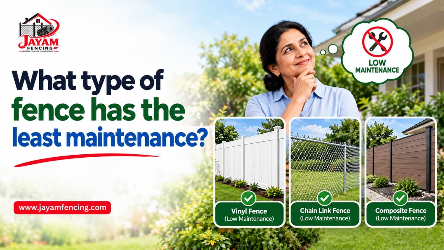 What Type of Fence Has the Least Maintenance?